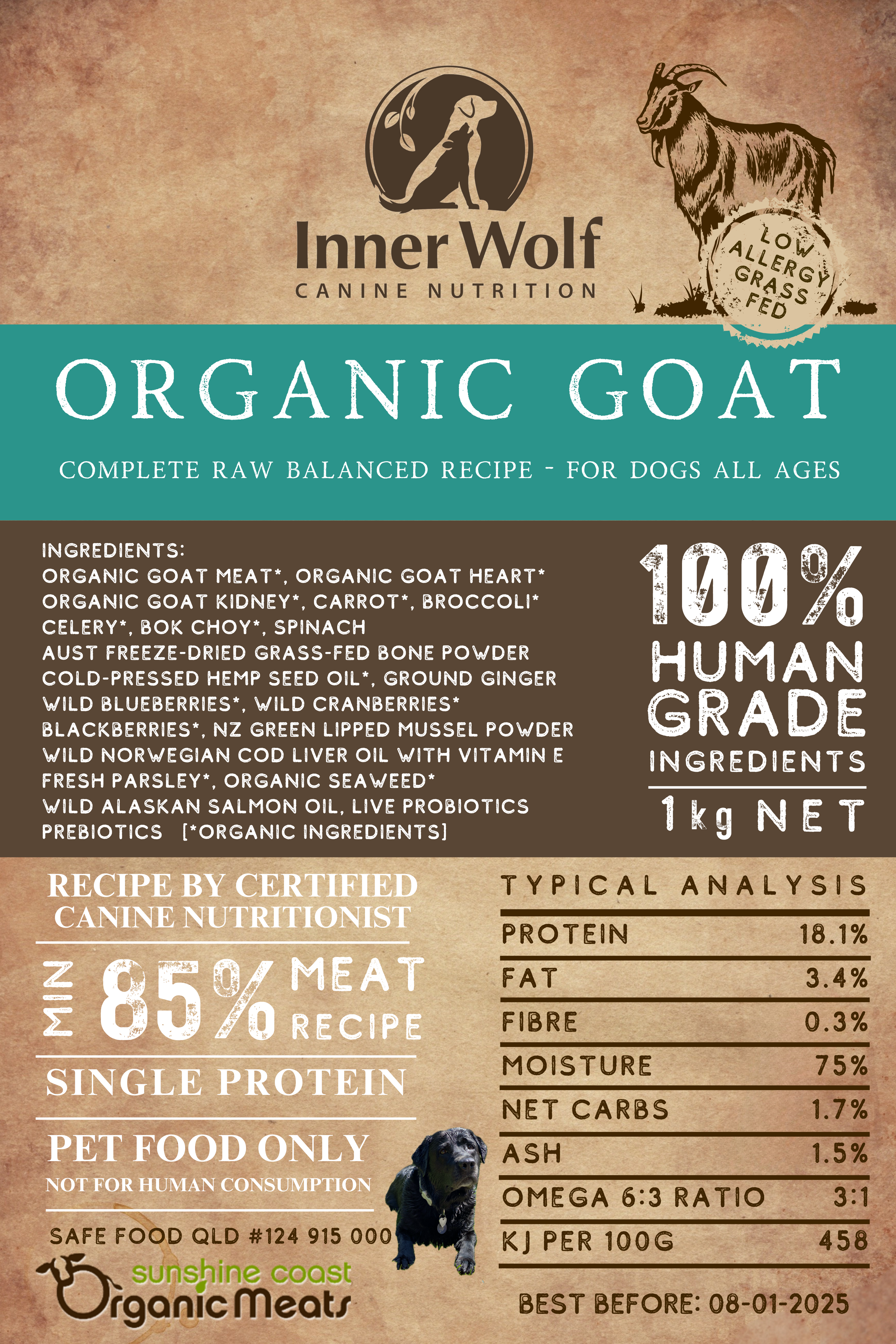 Inner Wolf Organic Goat